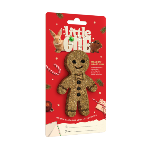 Little One Little One Weidegrasman. Kerst traktatie-speelgoed voor alle kleine zoogdieren, 55 g