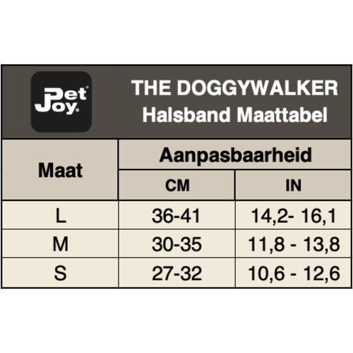 Pet-Joy DoggyWalker Halsband Brown