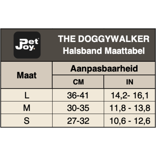 Pet-Joy The DoggyWalker Halsband Navy Blue