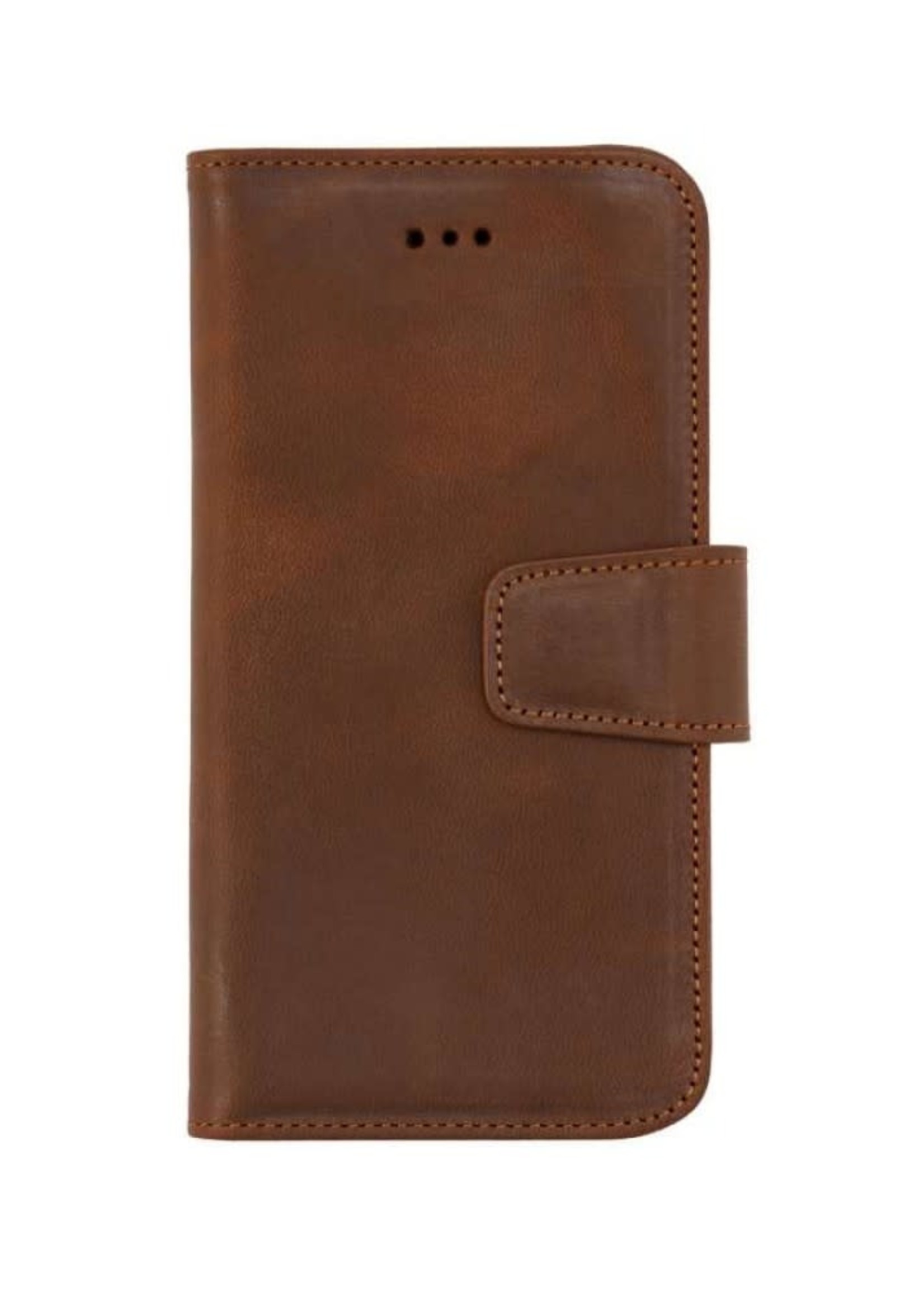 Samsung Galaxy S9 Plus G965F Genuine Leather 2 in 1 Wallet & Backcover Brown