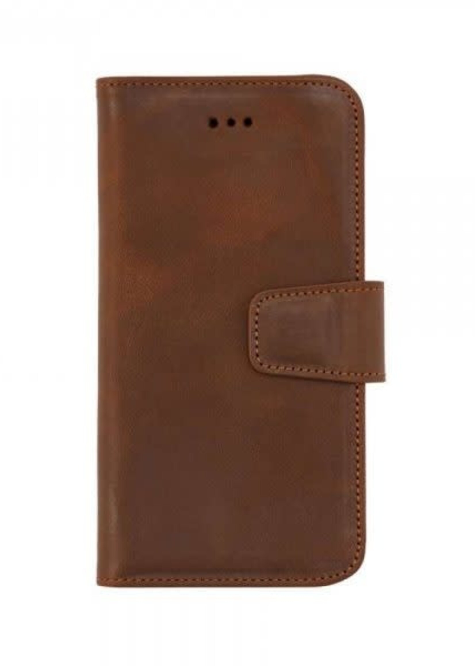 Samsung Galaxy S9 G960F Genuine Leather 2 in 1 Wallet & Backcover Brown