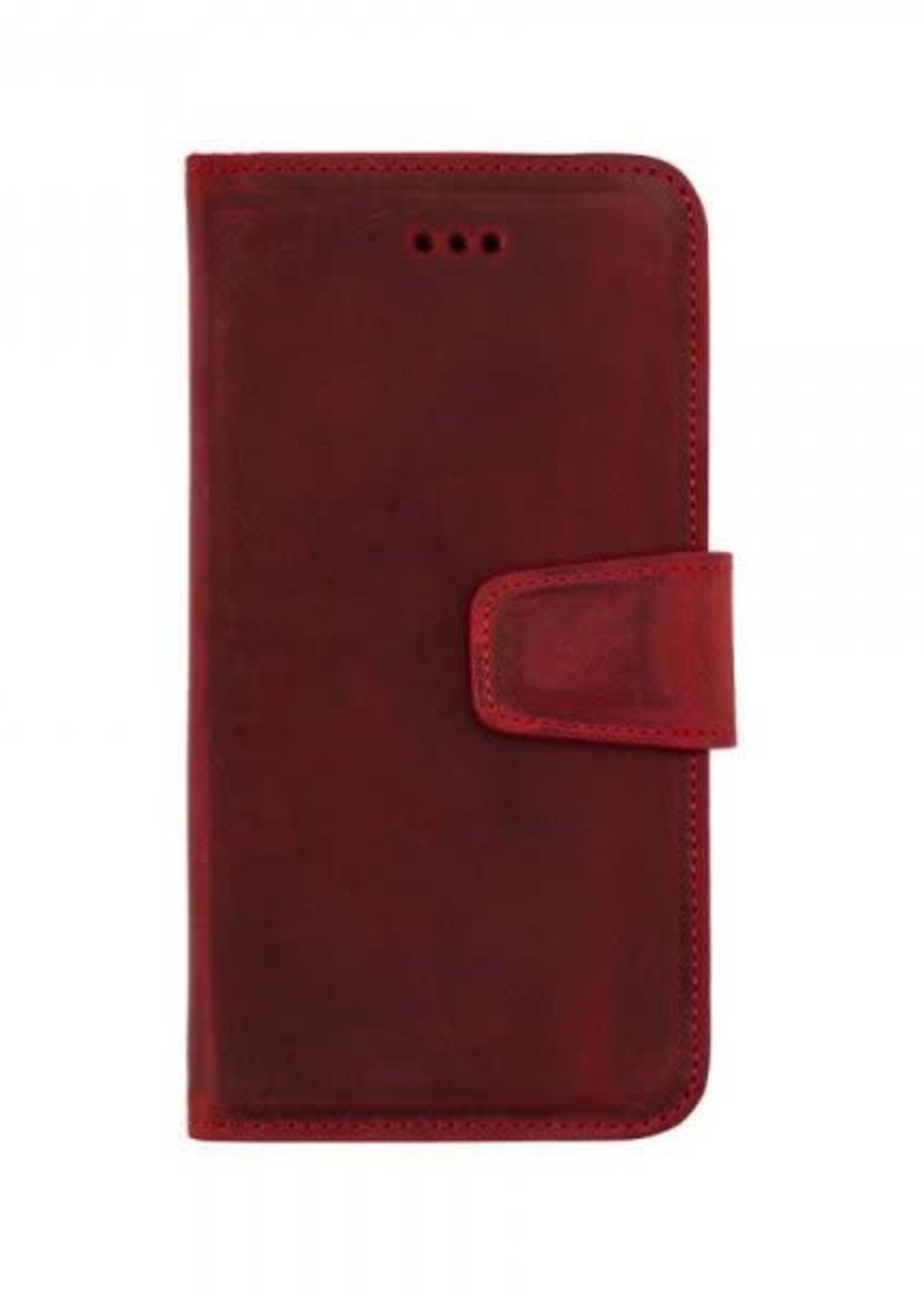 Samsung Galaxy S9 G960F Genuine Leather 2 in 1 Wallet & Backcover Bordeaux
