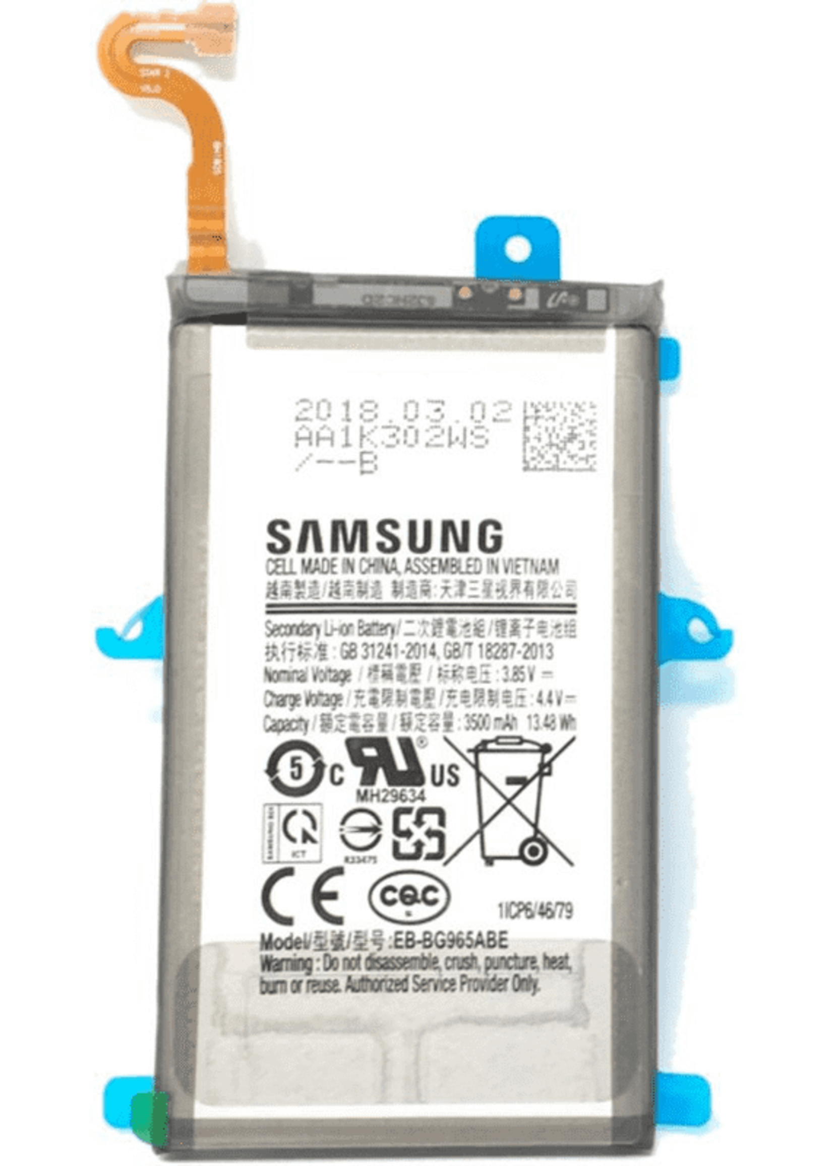 Samsung Original Samsung Galaxy S9 Plus G965F Battery EB-BG965ABE