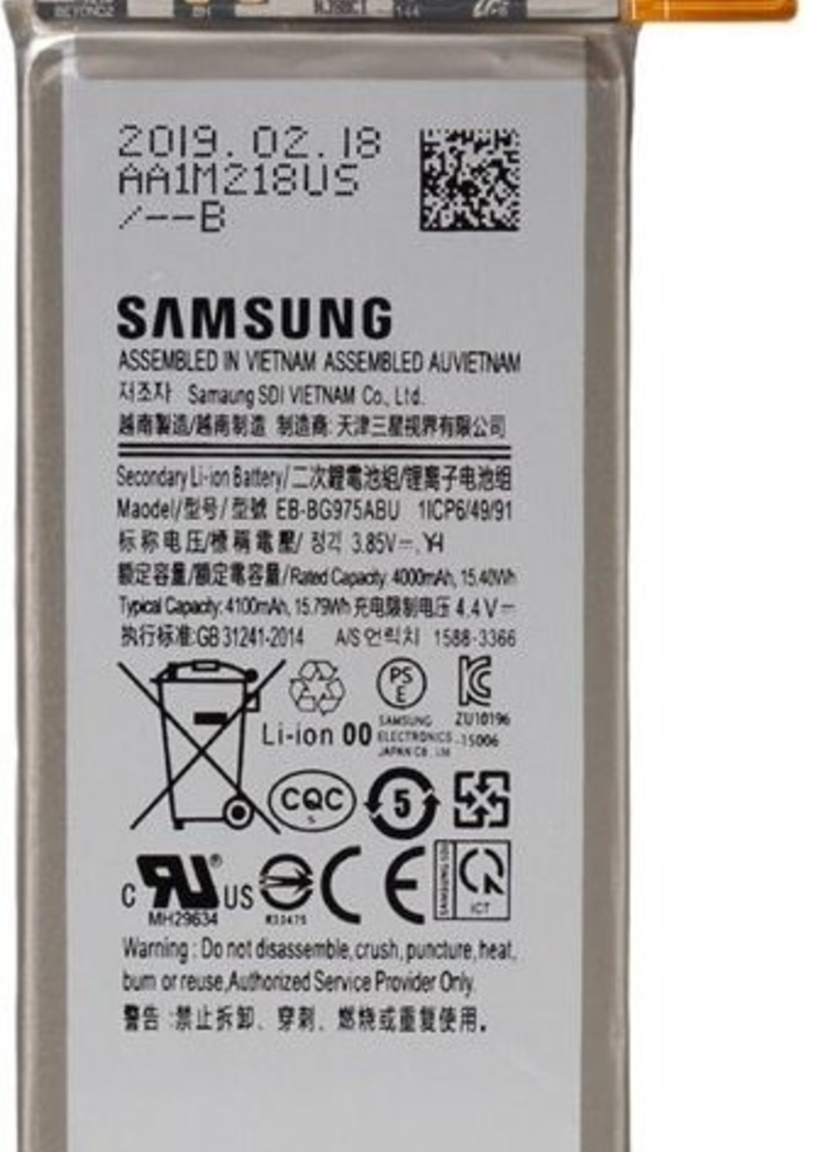 Samsung Original Samsung Galaxy S9 Plus G965F Battery EB-BG965ABE
