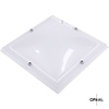 Dubbelwandige lichtkoepel opaal van acrylaat 90 x 90 cm (vierkant)