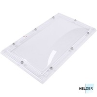 Dubbelwandige, heldere lichtkoepel van acrylaat 40 x 70 cm (rechthoek)