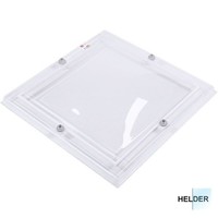 Dubbelwandige, heldere lichtkoepel van acrylaat 100 x 100 cm (vierkant)