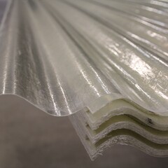 100 x 305 cm Polyester Golfplaat Transparant Type A 130/30