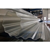 Polyester Golfplaat op Rol 1250mm Transparant Type H 30 meter