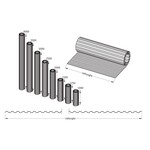 Polyester Golfplaat op Rol 3000mm Transparant Type H 30 meter