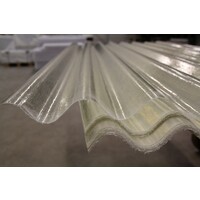 Polyester Golfplaat 108x305 cm Transparant Type B 146/48