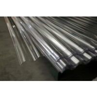 126 x 122 cm  Golfplaat Polycarbonaat Transparant Type H 76/18 Enkelwandig