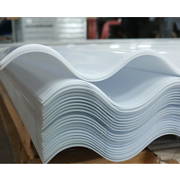 126 x700 cm  Golfplaat Polycarbonaat  Opaal Type H 76/18 Enkelwandig