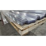 103,3 x 650 cm  Profielplaat Polycarbonaat Transparant KD585 Enkelwandig