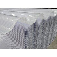110 x 490 cm  Golfplaat Polycarbonaat Opaal Type F 177/51 Driewandig
