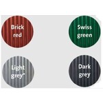 1200 x 2000 mm  Stabipol LT Golfplaat baksteenrood 76/18