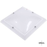 Enkelwandige helder lichtkoepel van acrylaat 120 x 120 cm (vierkant)