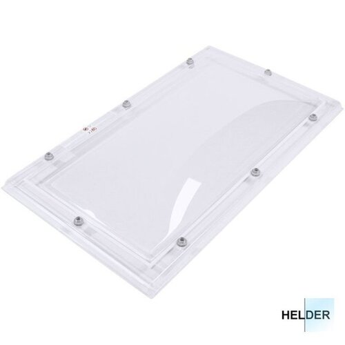 Enkelwandige, heldere lichtkoepel van acrylaat 100 x 160 cm (rechthoek)