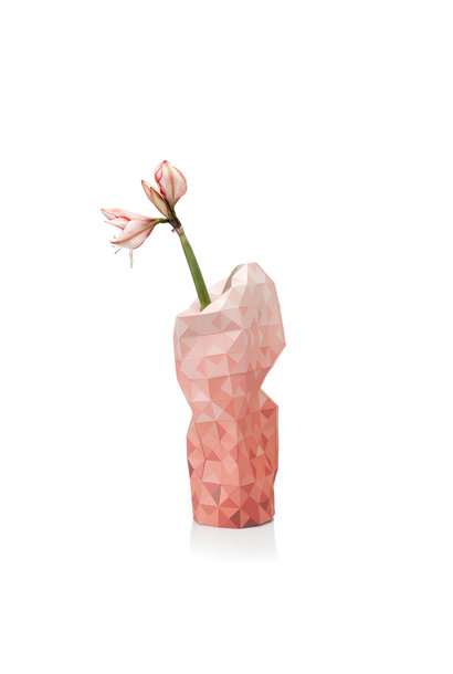 Paper Vase Cover Red Gradient