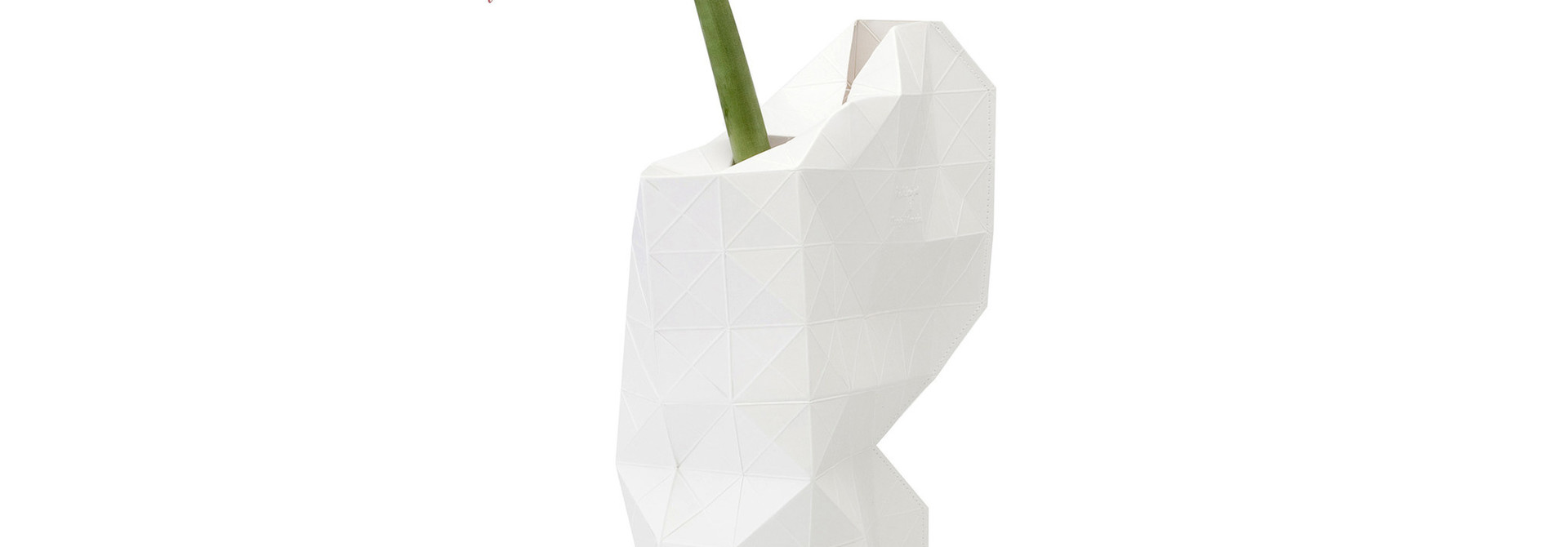 Paper Vase Cover White