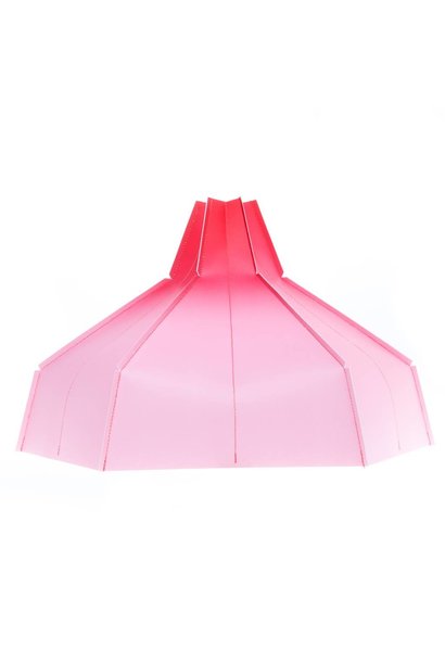 Folded Lampshade Pink Gradient