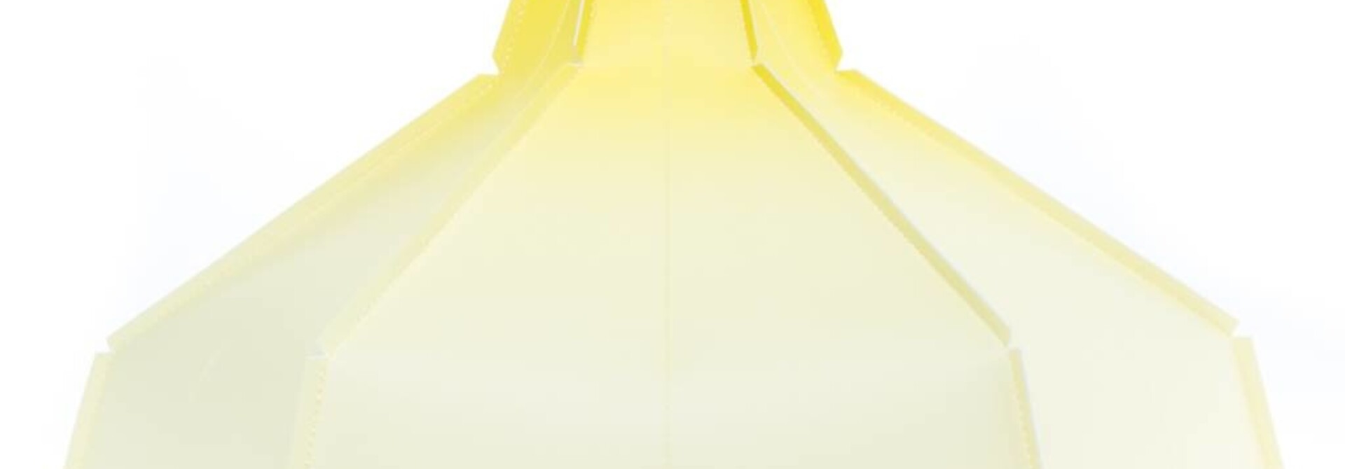 Folded Lampshade Yellow Gradient