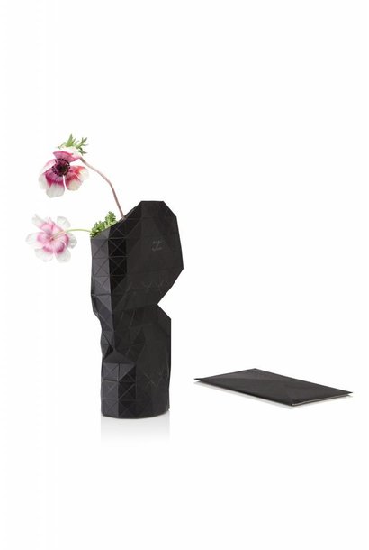 Paper Vase Cover Black