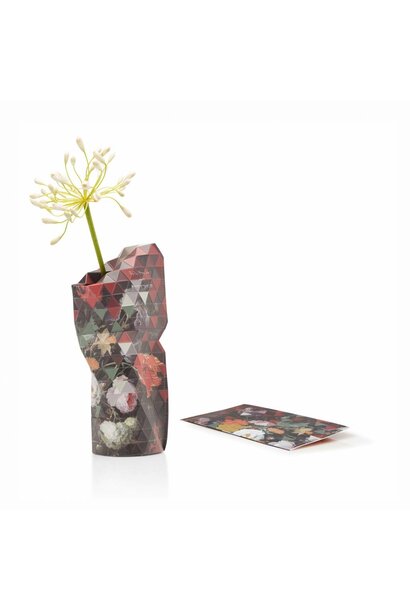 Paper Vase Cover Still Life with Flowers (small)