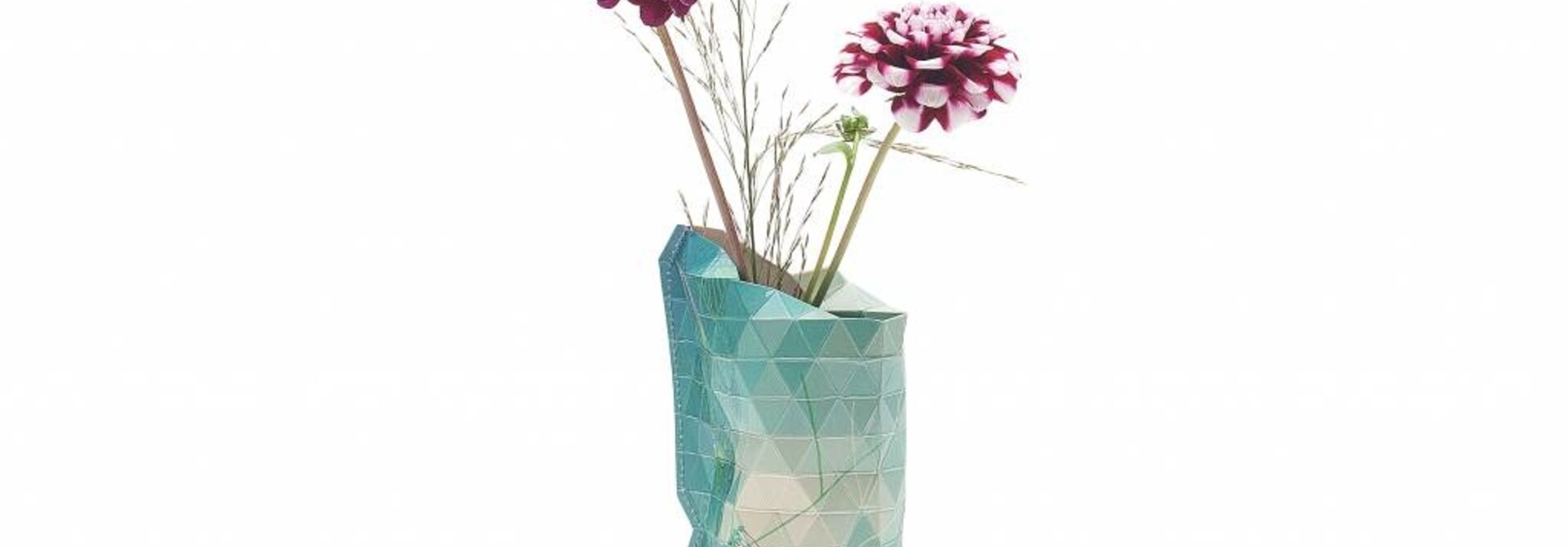 Paper Vase Cover Peacock (small)