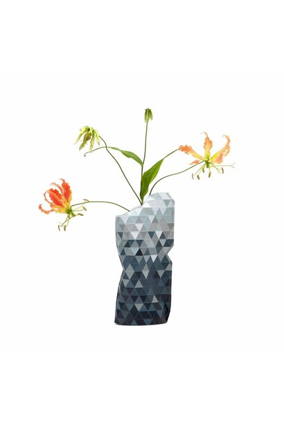 Paper Vase Cover Grey Gradient (small)