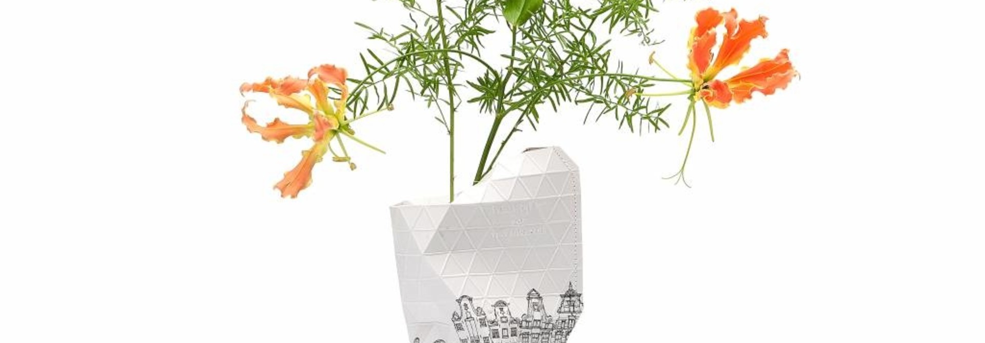 Paper Vase Cover Canal House (small)