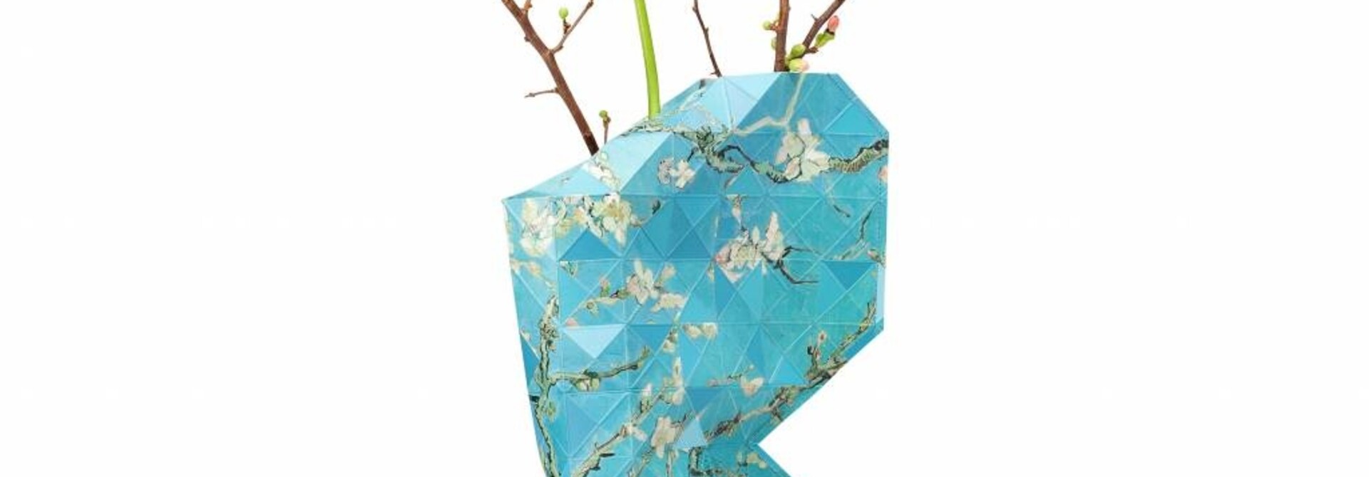 Paper Vase Cover Almond Blossom