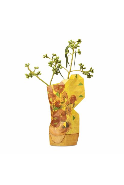 Paper Vase Cover Sunflowers