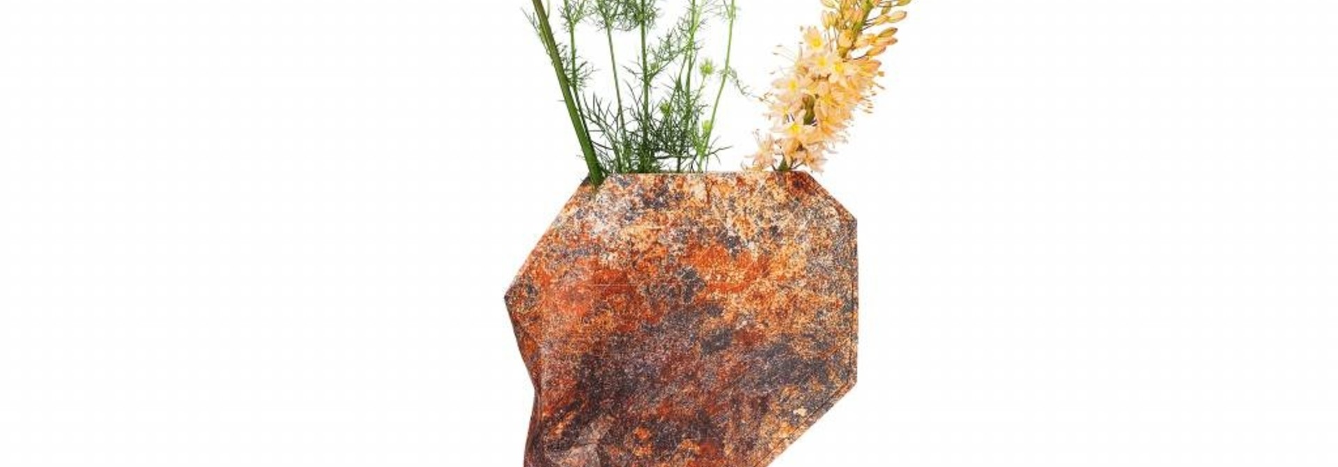 Paper Vase Cover Natural Stone