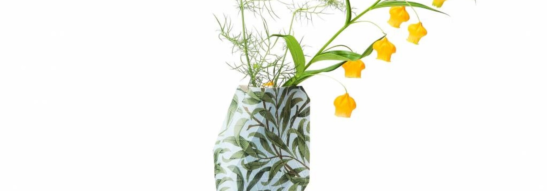 Paper Vase Cover Willow Bough (small)