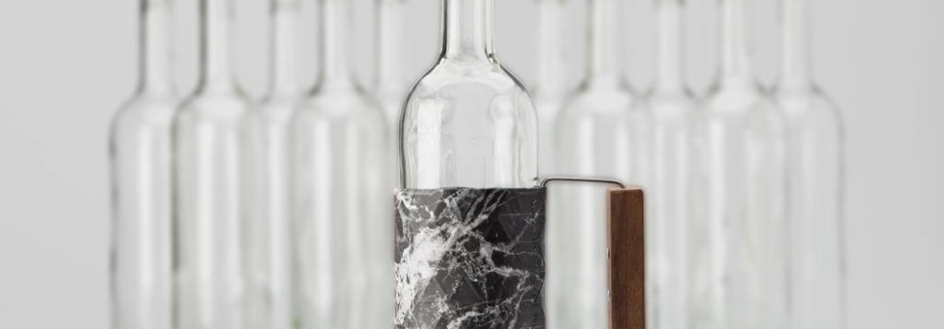 Bottle Grip Marble Black