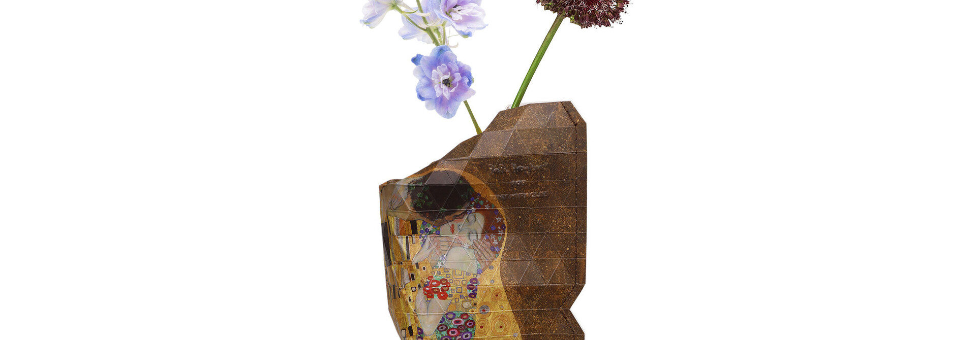 Paper Vase Cover The Kiss - Klimt (small)