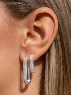 Nilu Large Icon Pavé Hoops
