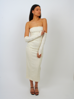 Rotate Rotate Jacquard Jersey Dress