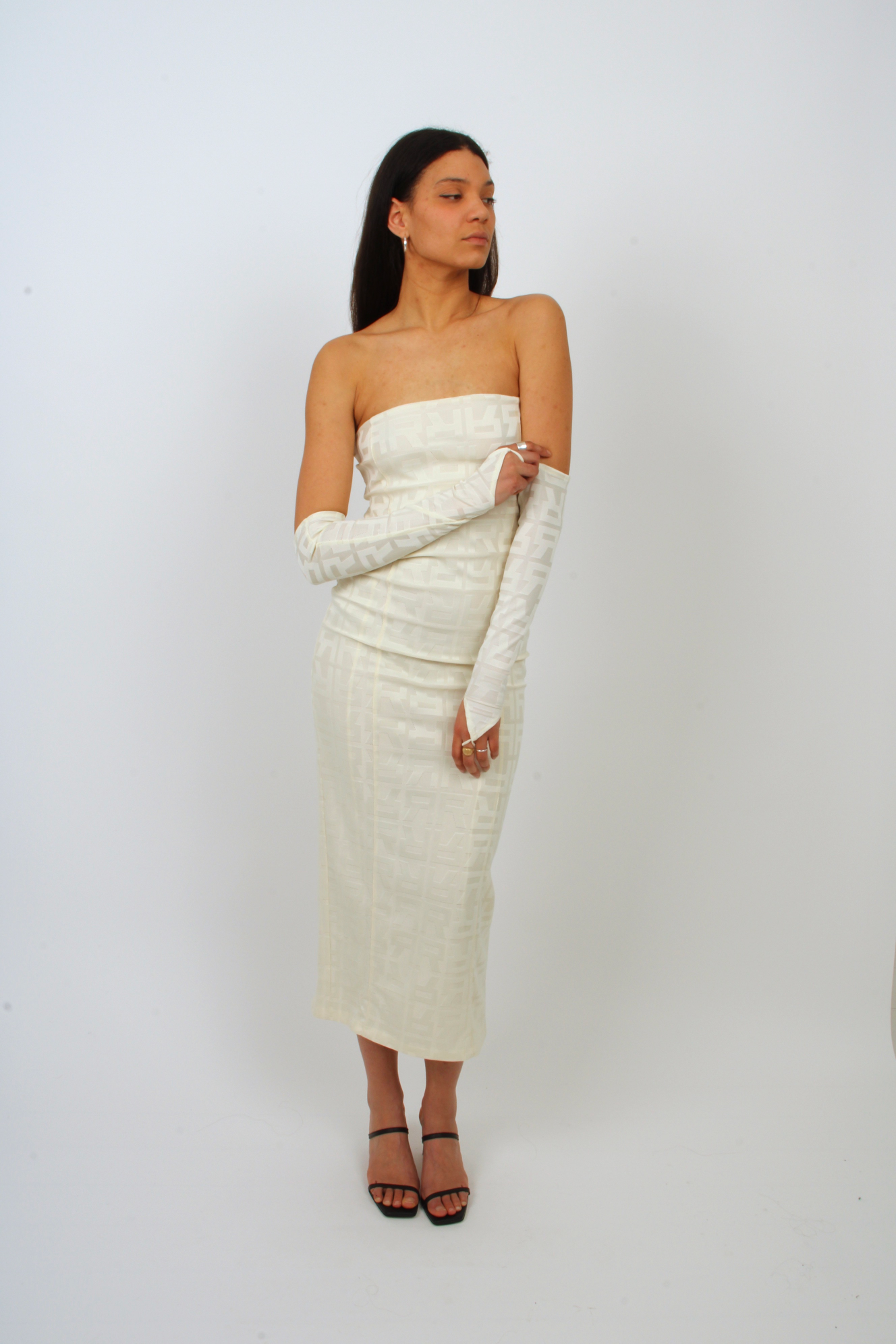 Rotate Rotate Jacquard Jurk