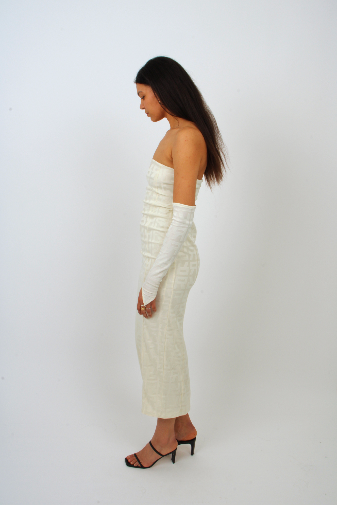 Rotate Rotate Jacquard Jurk