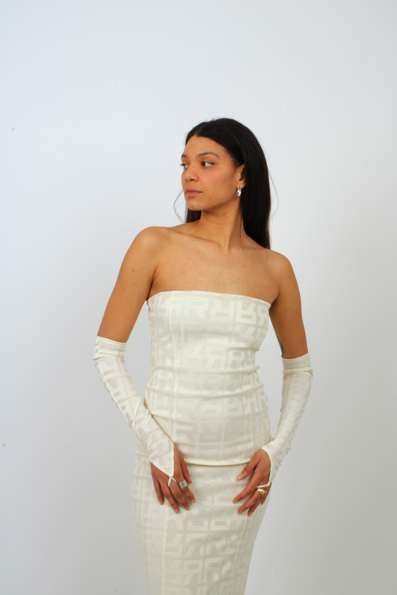 Rotate Rotate Jacquard Jurk