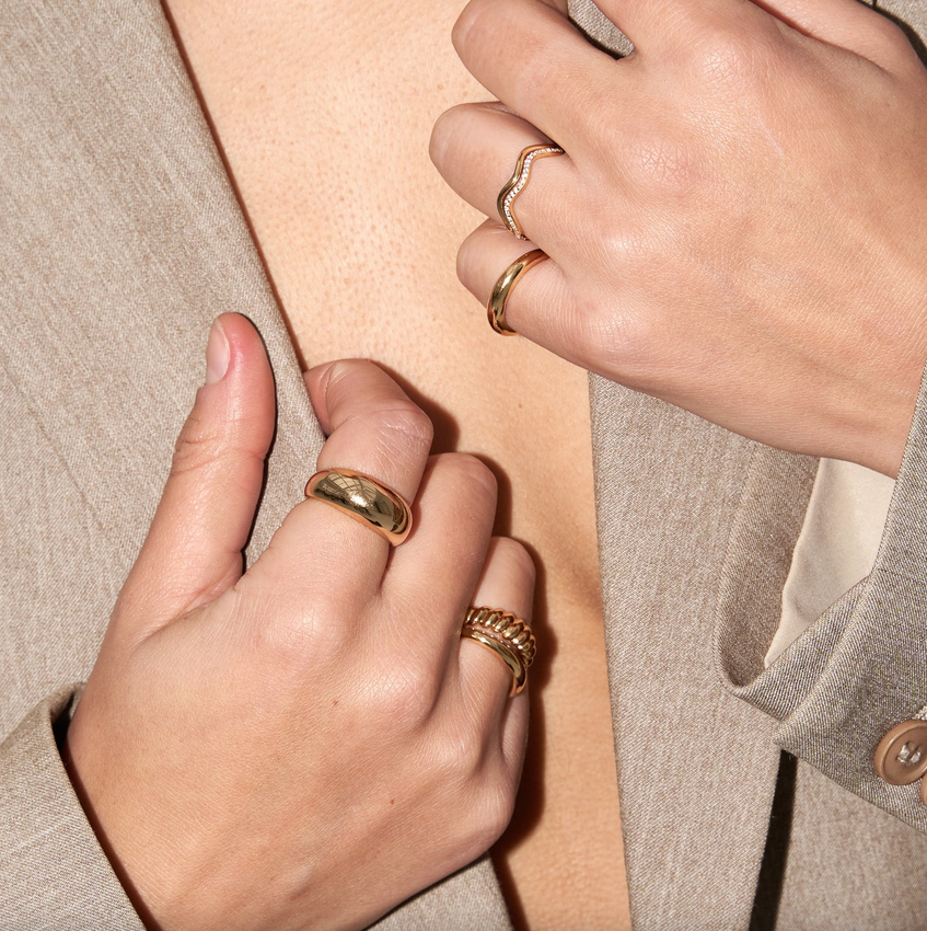 Nilu Jumbo Dome Ring