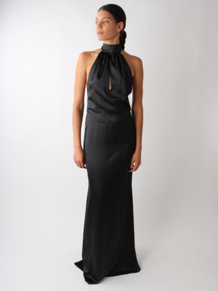 Rotate Rotate Drapy Twisted Maxi Dress