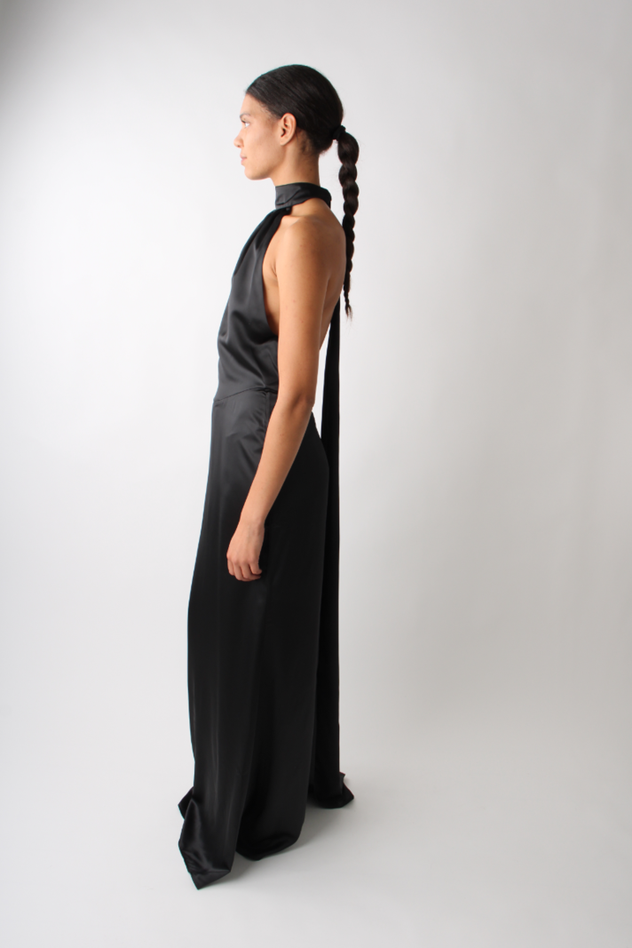 Rotate Rotate Drapy Twisted Maxi Dress