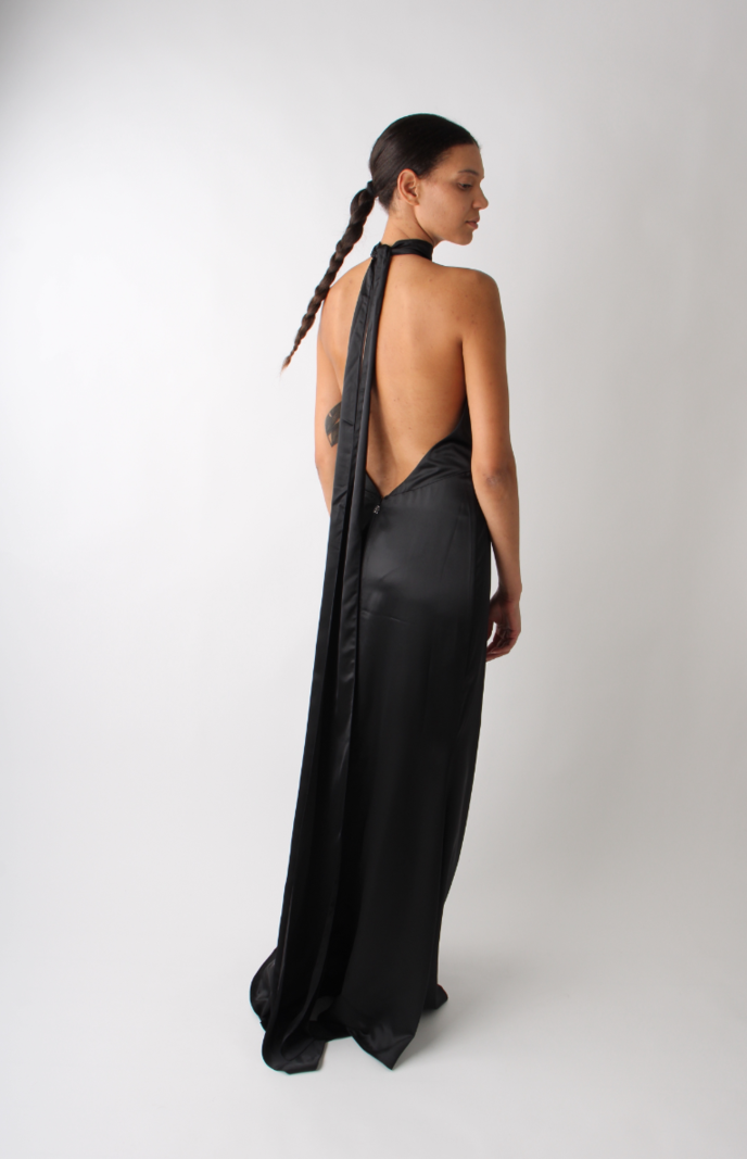 Rotate Rotate Drapy Twisted Maxi Dress