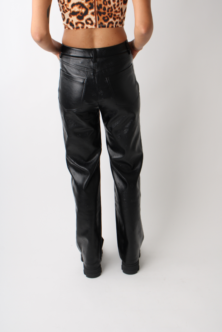 Rotate Embossed Logo Trousers