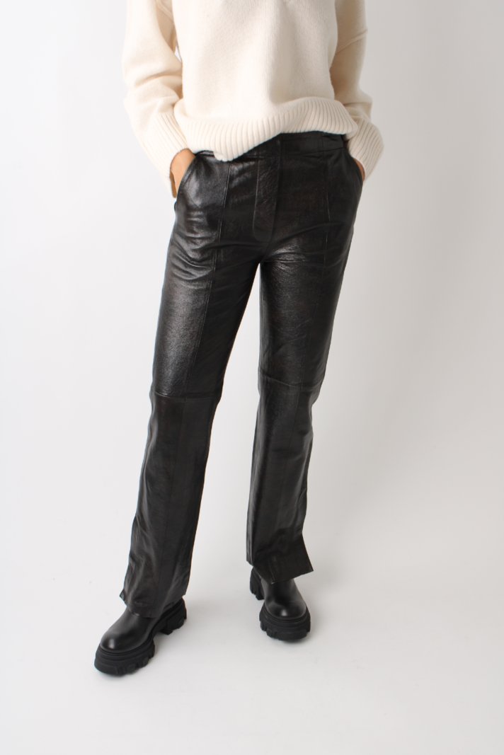 DAY Milo Polished Leren Broek