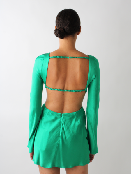 Shona Joy Lana Open Back Mini Dress