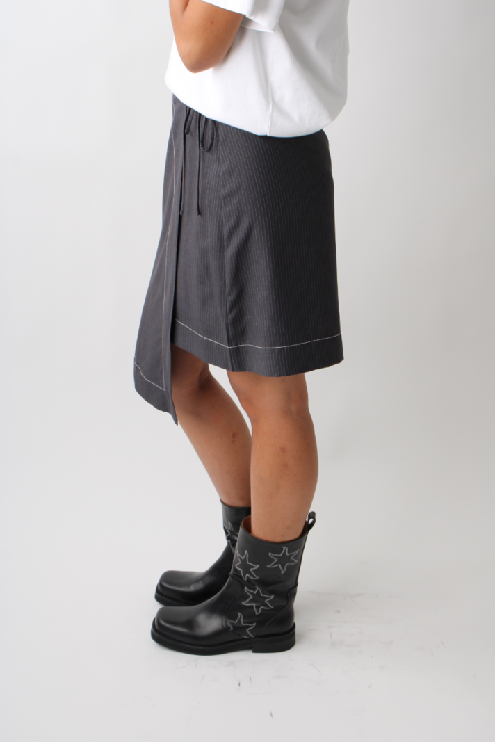 Hosbjerg Larissa Pinstripe Skirt